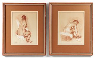 Group of 2 Renoir Nude Studies Lithographs
