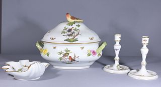 (4) Assorted Herend Porcelain Pieces