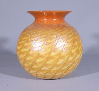 Lundberg Studios Amethyst Splash Magnum Vase