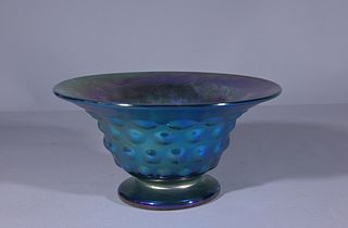 Lundberg Studios Iridescent Glass Bowl