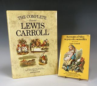 THE COMPLETE ILLUSTRATED LEWIS CARROLL HC & FRENCH LANGUAGE ALICE IN WONDERLAND 