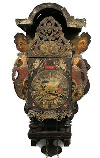 18th C Dutch Stool Clock