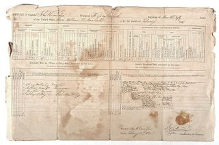 1865 Civil War Union Infantry Document