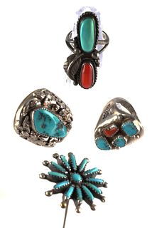 Vintage Native American Turquoise Jewelry
