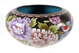 Antique Japanese Cloisonne Bowl or Pot