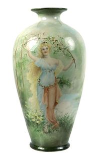 Antique BELLEEK Victorian Porcelain Vase