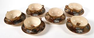 Japanese Satsuma Porcelain Teaset