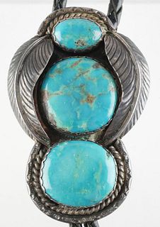 Native American Turquoise Bolo