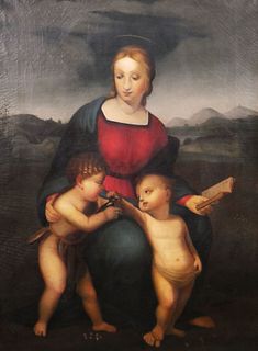 Madonna del Cardellino Painting After Raphael