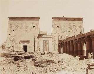 HENRI BECHARD, Temple of Isis, Vintage Photograph