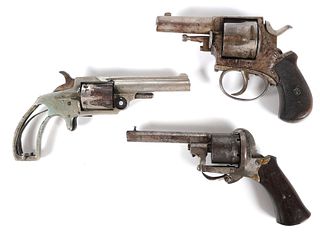 (3) Antique Revolvers