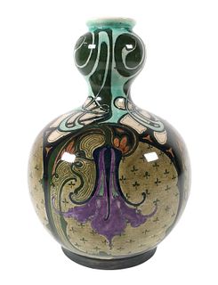 Art Nouveau Ceramic Wed. N.S.A. Brantjes Vase