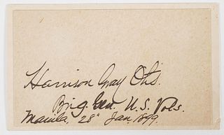 Harrison Gray Otis Autograph