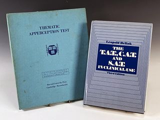 VINTAGE HARVARD UNIVERSITY THEMATIC APPERCEPTION TEST AND BOOK