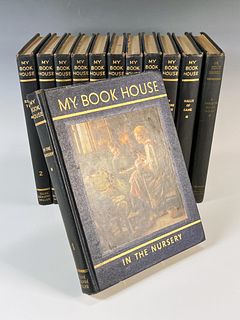 MY BOOK HOUSE 1947 VOLUME 1-12 SET
