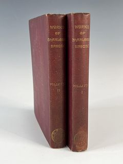 TWO VOLUMES WORKS OF CHARLOTTE BRONTE VILLETTE