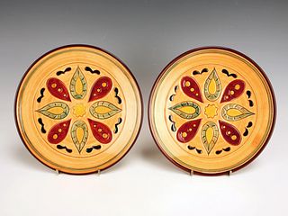 TWO PENNSBURY POTTERY CERAMIC DISHES