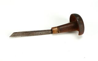 ENGRAVER GRAVER TOOL WITH WOODEN HANDLE