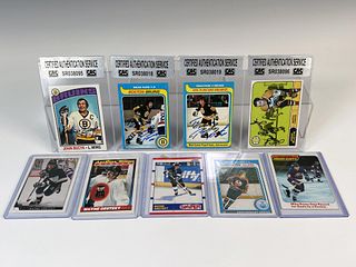 HOCKEY TRADING CARDS COLLECTION AUTOS