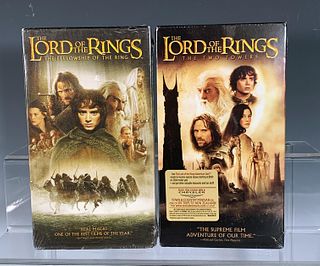 LORD OF THE RINGS VHS TAPES SEALED