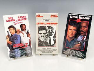 LETHAL WEAPON TRILOGY VHS SEALED