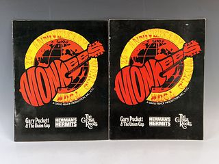 TWO THE MONKEES 20TH ANNIVERSARY TOUR PROGRAMS 