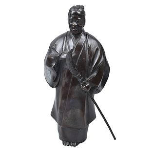 Japanese Bronze Okimono Figurine