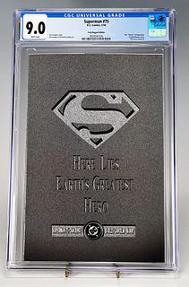 SUPERMAN #75 CGC 9.0 DEATH OF SUPERMAN D.C COMICS 1993