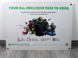 XBOX ADVERTISING POSTER IN FRAME
