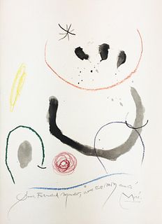 Joan Miro (After) - Pour M Fernand Mourlot