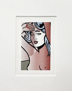 Roy Lichtenstein - Nude with Blue Hair