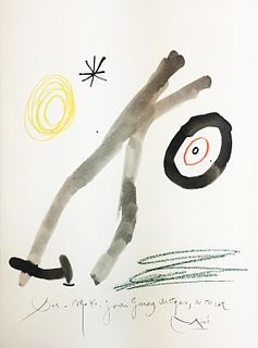 Joan Miro (After) - Pour M Joan Gardy Artigas