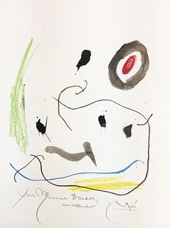 Joan Miro (After) - Pour M Pierre Baudier
