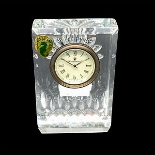 Vintage Waterford Crystal Small Clock, Lismore