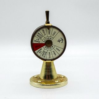 Vintage French Brass Barometer