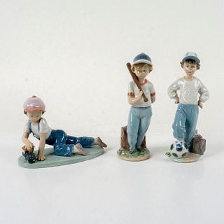 3pc Lladro Figurines, Boys