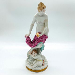 Antique KPM Porcelain Figurine, Nude Woman with Cherub