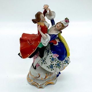 Antique German Scheibe Alsbach Porcelain Figurine, Lovers Dancing