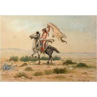 McCoy Jerry (American 20thc) - Triumphant Horse Ride