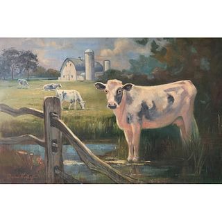 Huntington Daphne (American born 1926) - Happy Cows are from California