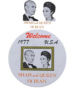 An Iranian Persian Royal Family Welcome To The USA, 1977, Pin