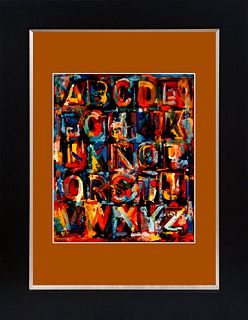 Jasper Johns Color Plate Lithograph after Johns