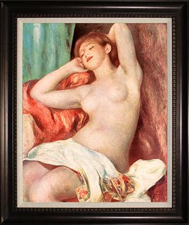 After Pierre Renoir-Nude Study on canvas Limited Edition