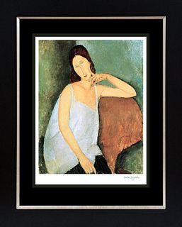 After Modigliani Jeanne Hebuterne Lithograph