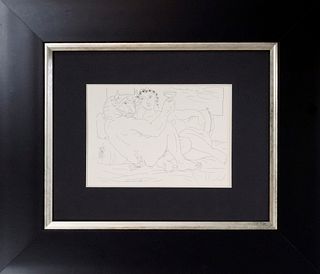 Pablo Picasso Original Lithograph 1955 Vollard Collection
