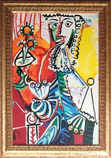 Pablo Picasso Cavalier Limited Edition on canvas after Picasso