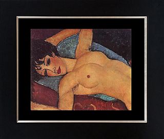 Modigliani Color plate lithograph after Modigliani from 1965
