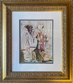 Pablo Picasso Lithograph after Picasso from 1970