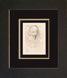 Salvador Dali etching after Dali from 1972