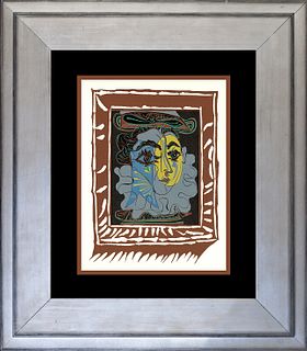 Pablo Picasso  Linocut from 1961